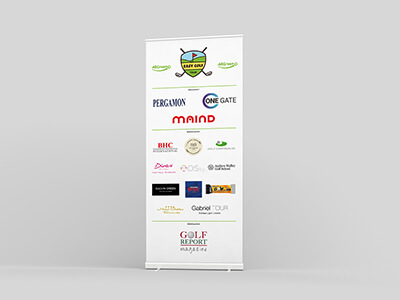 náhľad grafiky rollup golf